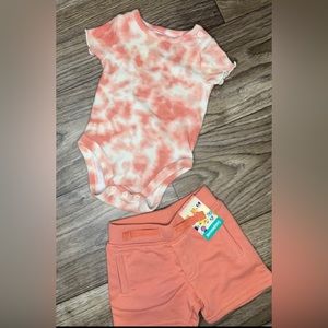 0-3 month outfit set- baby girl